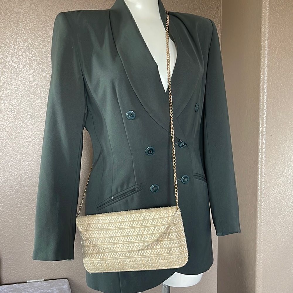 Steve Madden woven purse clutch